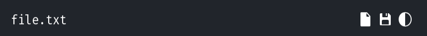 Application header